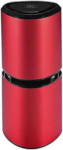 VANTIYA Car Air Purifie USB,Captures PM2.5, Odors, Allergens, Smoke, Mold, Dust,Intelligent Air Purifier Filter,Car Air Freshener, Ionizer, Ideal For Your Auto/RV, Home And Offic (Red)