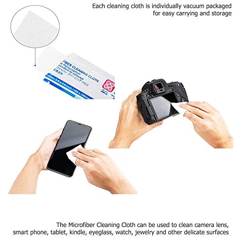JJC Deluxe DSLR & Mirrorless Camera Lens Cleaning Kit Tool with Soft