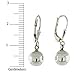 Sterling Silver 8mm Round High Polish Leverback Ball Earrings