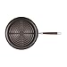 Anolon Advanced Hard Anodized Nonstick Round Grill Pan / Griddle Pan with Lid - 11 Inch, Bronze