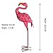 YOUKI Metal Pink Flamingos Yard Ornaments,Flamingo Lawn Ornaments Great Christmas Decor Outdoor Gift Present Idea,Garden Statue 22.8-Inch…