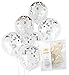 Modern Silver Foil Party Decoration Confetti Balloon (Thickened 12