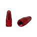 Senzeal 6pcs Presta Aluminum French Style Bicycle Air Tire Valve Caps Dust Covers Red