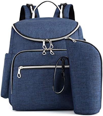 WooCo Three-piece Suit Changing Bag Backpack Baby Maternity Diaper Bag Large Capacity Multi-Function Waterproof Insulated Travel Tote for Mom & Dad