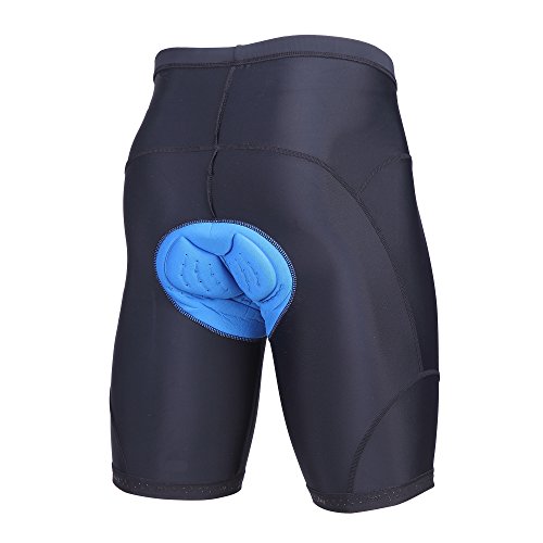 image for ANIVIVO Cycling Shorts Men Padded Gel, Bicycle Riding Shorts with Blac
