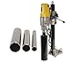 Steel Dragon Tools 185 8in. Concrete Hole Boring Rig Wet & Dry Core Drill with 2in. 3in. 4in. Wet Laser Welded Diamond Concrete Bits
