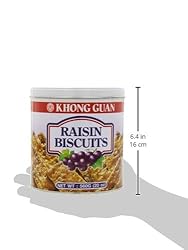 Khong Guan Raisin Biscuits Tin, 20-Ounce