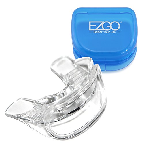 EZGO Dual Silicone Teeth Whitening Mouth Tray, One Size Fits All