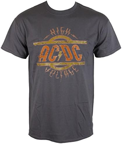 t-shirt metal men's AC-DC - High Voltage - LOW FREQUENCY - ACTS050013 M