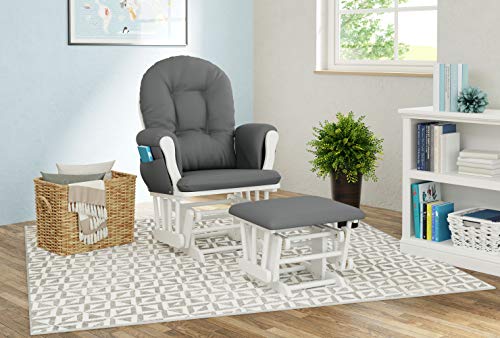 1 Storkcraft+Custom+Glider+Ottoman+White