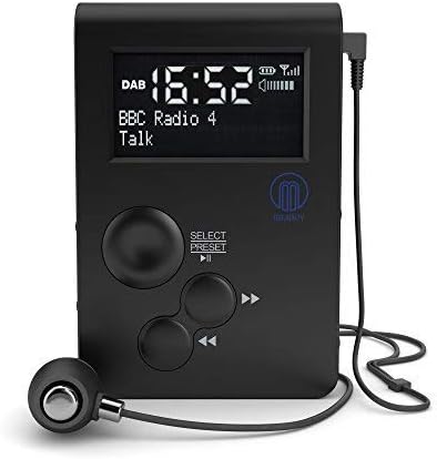 Pocket Portable DAB Radio, Black, Small - Image 4