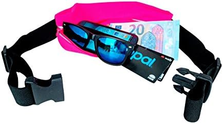 Epifania Running Belt - Best Fitness Gear for Hands Free Workout - Slim Lightweight,Water Resistant - Reflective Waist Pack-Touch Screen -Fits iPhone 6 7 8, all Smartphones, Adjustable Belt (Pink)
