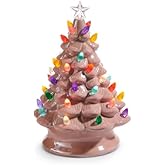 RAZ Imports Lighted Pink Vintage Tree, 10-Inch, Multicolor
