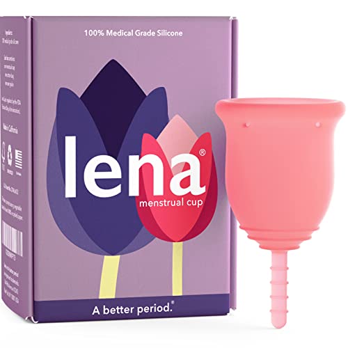 Lena Menstrual Cup Reusable Beginner Period Cup 12h Wear Tampon