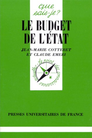 Le budget de l'Etat by (Mass Market Paperback)