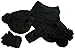 N'Ice Caps Women's Bulky Cable Knit Hat/Scarf/Converter Glove Set