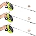 Retractable Dog Leash Extendable for Small Medium Large Dogs One Button Break & Lock Easy Control-Extends up to 5 Meters Up to 110 lbs by Pecute