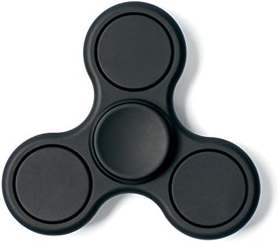 Vicent New design Tri-Spinner Fidget / Helps Focusing Fidget Toy / With Premium Hybrid Ceramic Bearing / Anti stress fidget spinner/ Best finger toy (Black Matt)