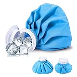 Ice Bag, Cold Pack Reusable Cold Bag Hot Water Bag for Injuries, Hot & Cold Therapy and Fast Pain Relief, 3-Pack, 3 Sizes (6"/9"/11")