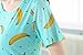 MyFav Girls Cute Banana Summer Pajama 2 Pieces Casual Sleepwear Size 12-18 Child