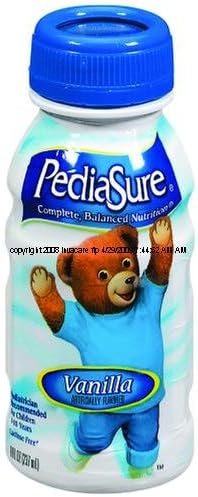 Pack of 6 PediaSure Vanill Calories 237/8 fl oz ROSS PRODUCTS DIVISION
