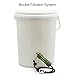 Miniwell Gravity Water Filter Straw - Ultralight, Versatile Hiker Filter with Bucket Connector. Emergency Kit for Hurricane Storm Supplies