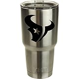 Texans Football decal for Yeti Tumbler Decal NFL AFC NFC Decal Ozark Trail Tumber Black or White Decals 2.5