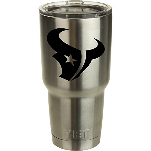 Texans Football decal for Yeti Tumbler Decal NFL AFC NFC Decal Ozark Trail Tumber Black or White Decals 2.5