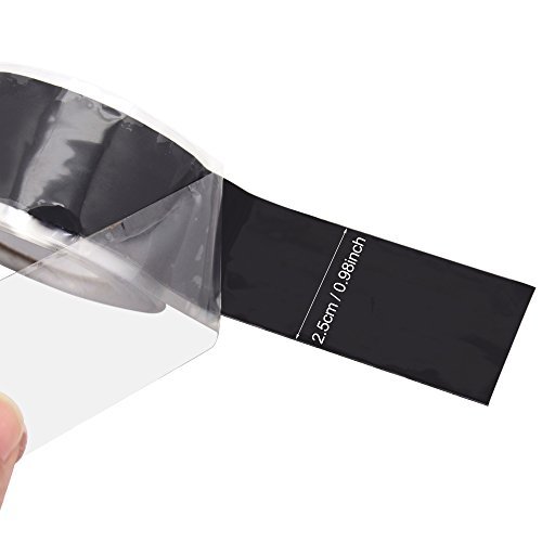 Homgaty 1 Rolls Black Repair Sealing Insulation Tape,Silicone Waterproof Self Fusing Tape,25mmx3m - Thumbnail 5