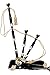 Roosebeck Full Size Sheesham Bagpipe Black Finish with Black Cover