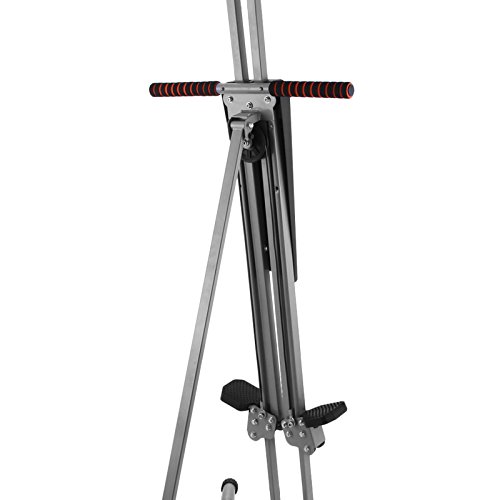 Happy Exercise Climber Stepper Cardio Climber Machine LCD Climbing System Vertical Climber Fitness Workout (plastic board) - Thumbnail 3