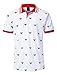 URBANCREWS Mens Hipster Hip Hop Embroidered Polyester Polo T-Shirt (Various Styles)