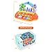 Forstart Learn-to-Play Musical Toy Piano with 8 Keys Keyboard Animal Playground LED Light Early Education Instrument Favorites Busy Babies Toddlers Preschoolers Learning