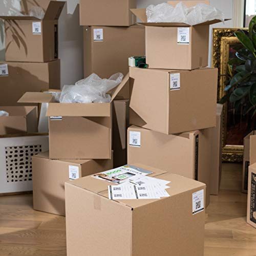 Duck Pack & Track Scannable Storage Labels, White, 40 Count Pricepulse