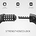 Terra Hiker Bike Chain Lock, Coiling 5-Digit Combination Lock for Bicycles, Keyless