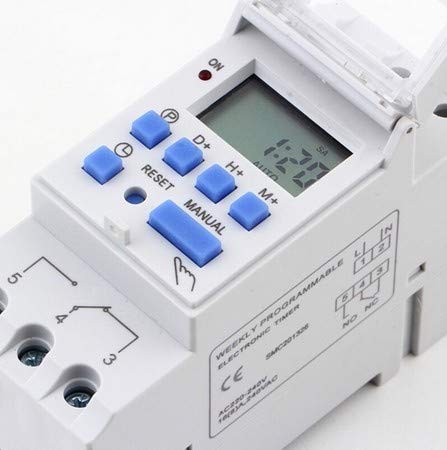 Digital Display PROGRAMMABLE Weekly *Timer* Switch DIN Rail DIN-Rail ZZ2