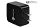 BlackBerry Priv - [Qualcomm Certified Quick Charge 2.0 Technology] Premium Cellet 18 Watt Wall Charger with 4ft. Micro USB Cable - Black + Atom LED