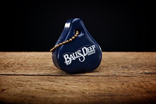 Balls Deep Tackle Boat Key Chain (Navy)