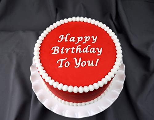 Calligraphy Happy Birthday Flexabet Silicone Phrase Maker For Cakes By Marvelous Molds Amazon Ae