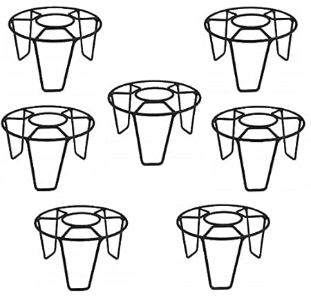 Truphe Flower Pot Stand, Balcony Plant Stand, Gamla Stand (Pack of 7, O Type)