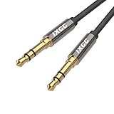 iXCC 8 Feet Male to Male 3.5mm Universal Aux Audio Stereo Cable Cord [Ultra-Slim] for Car and All 3.5mm-Enabled Devices, Apple, Samsung, Android, Windows and MP3 Player