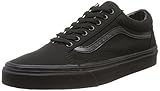 Vans Unisex Old Skool(tm) Core Classics Black/Black Sneaker Men's 8, Women's 9.5 Medium