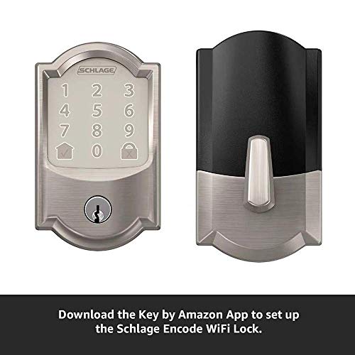 Ring Video Doorbell 2 + Schlage Encode Smart WiFi Deadbolt, Works with