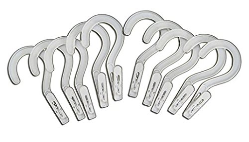McKay 10 Laundry Clip Hooks, Outdoor Hang Drying Clothing, For Home or Travel - Air Dry, Drip Dry - Thumbnail 5
