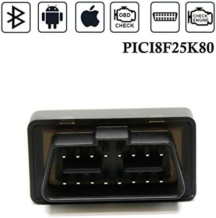 Bluetooth OBD II Scanner Car Engine Fault Code Reader Vehicle Engine Diagnostic Scan Tool for IOS / Android / Windows Portable Scanner Reader Adapter for US 1996s and Newer Vehicles
