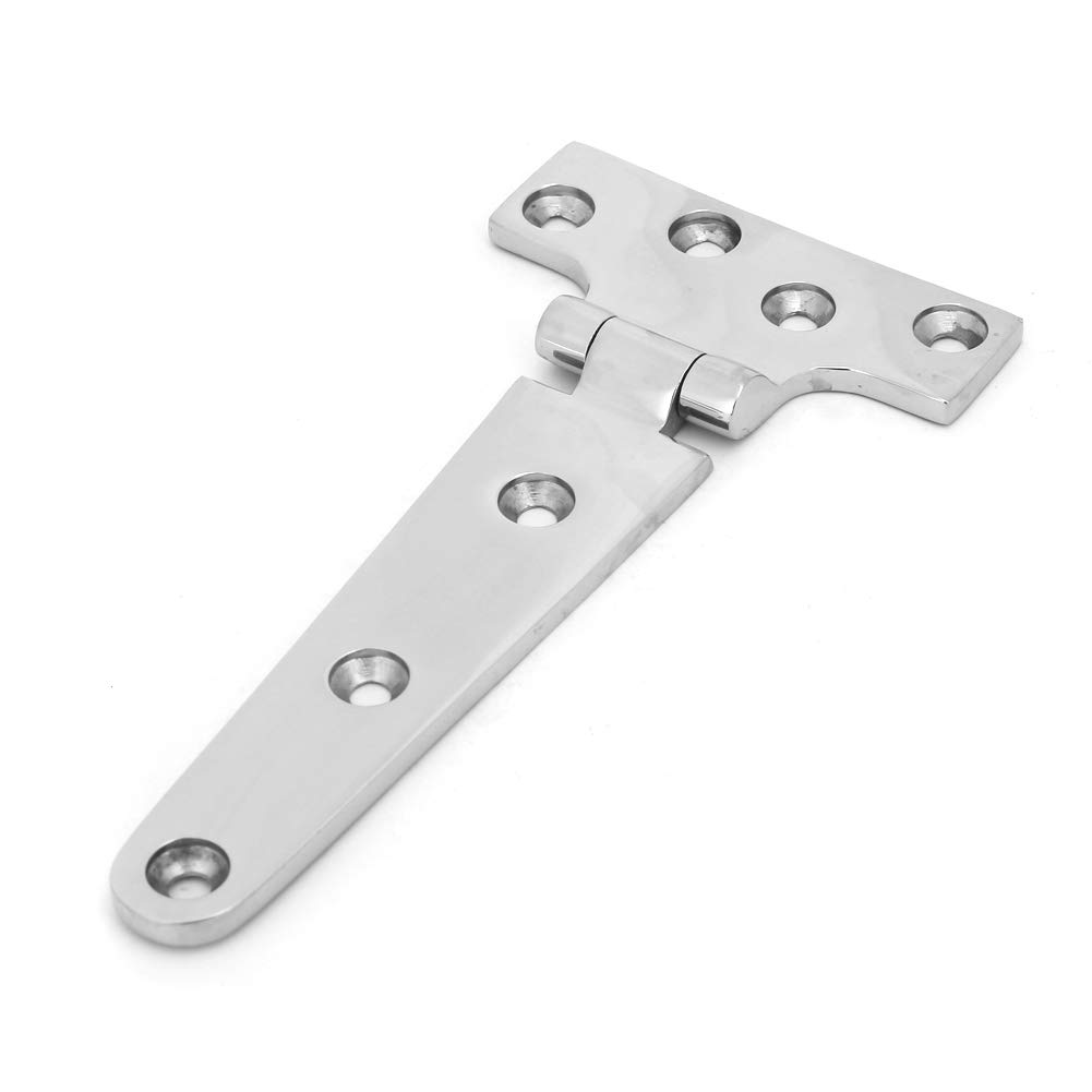 Stainless Steel T Hinges, Heavy Duty Metal Gate Hinges for Wooden Shed, Barn Door, Fence, Garden Gate, External Use