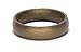 SafeRingz Metallic Silicone Wedding Ring Made in the USA, Antique Gold, 7