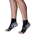 Plantar Fasciitis Sock - Support Ankle Compression Sleeve Socks - Reading Socks - Open-Toe Planter Sleeve Socks - 1 Pair Unisex Heel Pain Arch Support/Ankle Sock (Medium, Black)