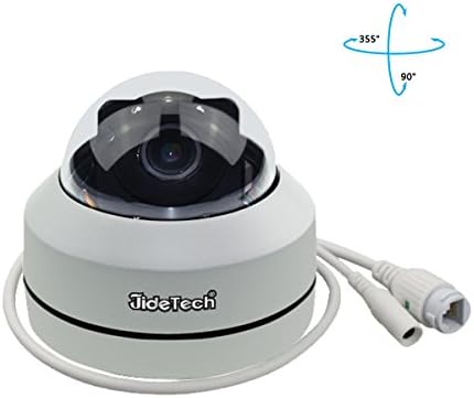 1080P HD PTZ Security IP Dome Camera Support 3X Optical Zoom Pan,Tilt and Motorized Zoom IR Night Vision for Indoor Outdoor