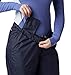 Columbia Plus Size Women’s Storm Surge Waterproof Rain Pant, Dark Nocturnal, 1X Shortthumb 4